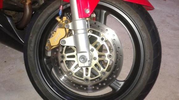 Brakes. Look standard to me.