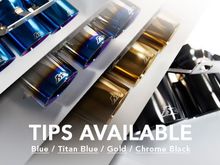 Fi Exhaust Tips for Ferrari 458 Italia (Race Version).