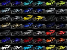 33 shades of Aventador Superveloce