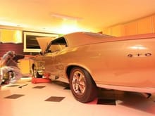 Inside my dream garage sits my 1967 Pontiac GTO.