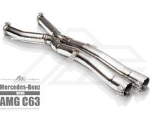 Fi Exhaust for Mercedes-Benz W205 AMG C63 Mid X Pipe.
