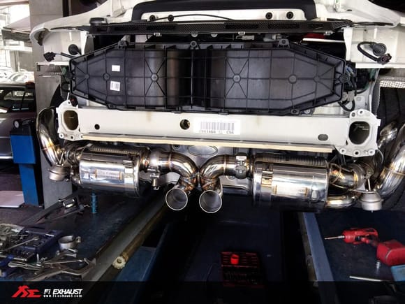 Fi Exhaust for Porsche 991 GT3 Full Exhaust System.
