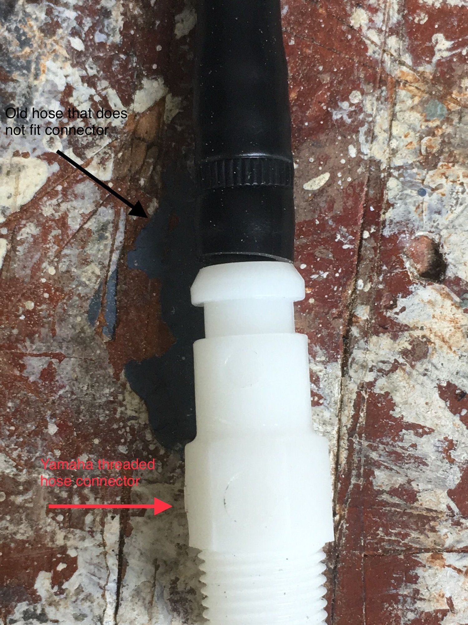 Lower Unit Speedometer Connector and Hose The Hull Truth Boating