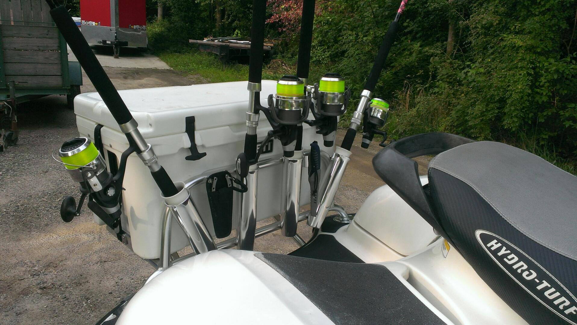 DIY fishing rod holders I did today (no drilling)