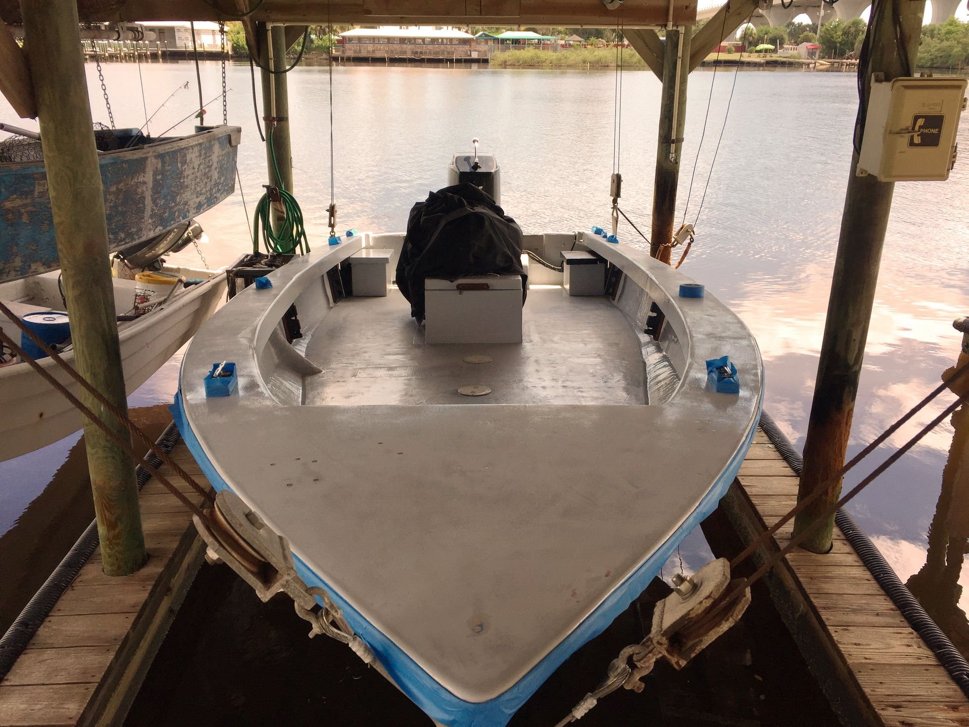 Custom built 20' fiberglass Vhull for sale 6,700.00 The Hull Truth