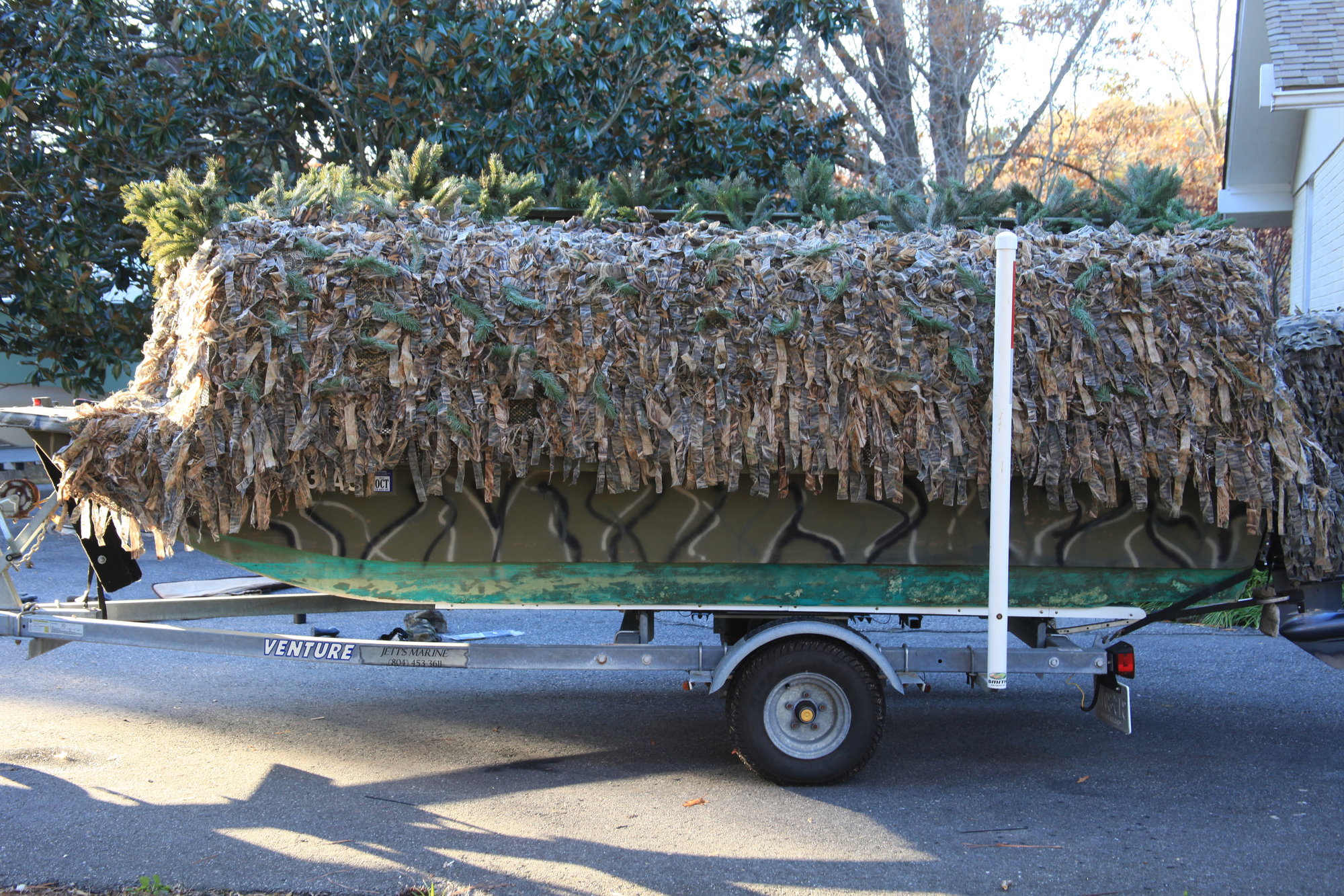 Shaggy Boat Blind