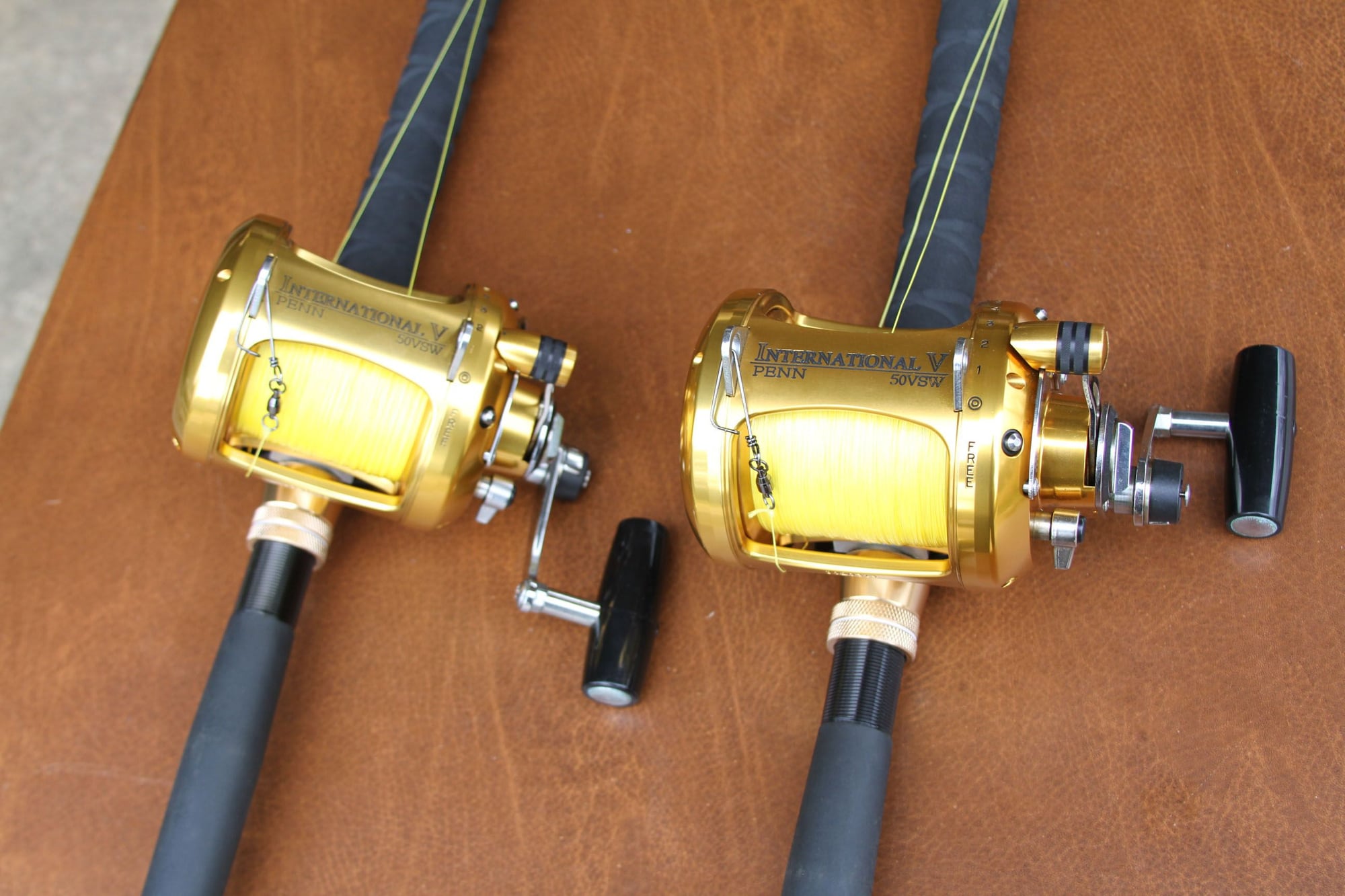 Two Penn 50 VSW two speed reels w/rods SOLD - The Hull Truth - Boating and  Fishing Forum