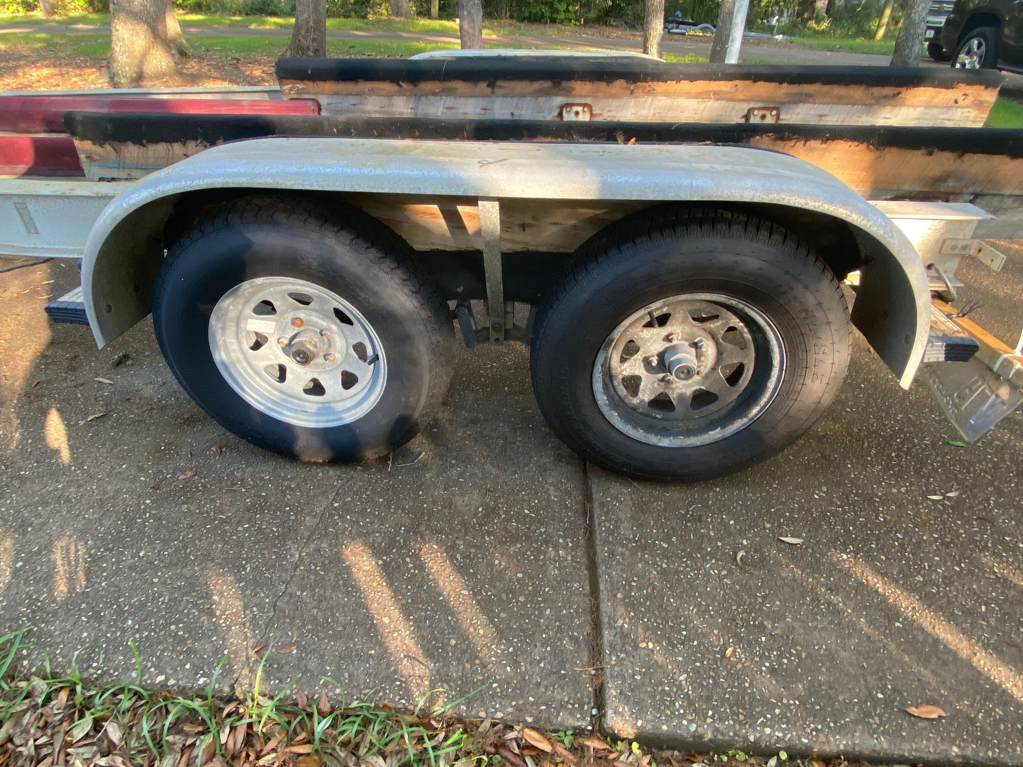 FS aluminum tandem axle trailer The Hull Truth Boating and Fishing