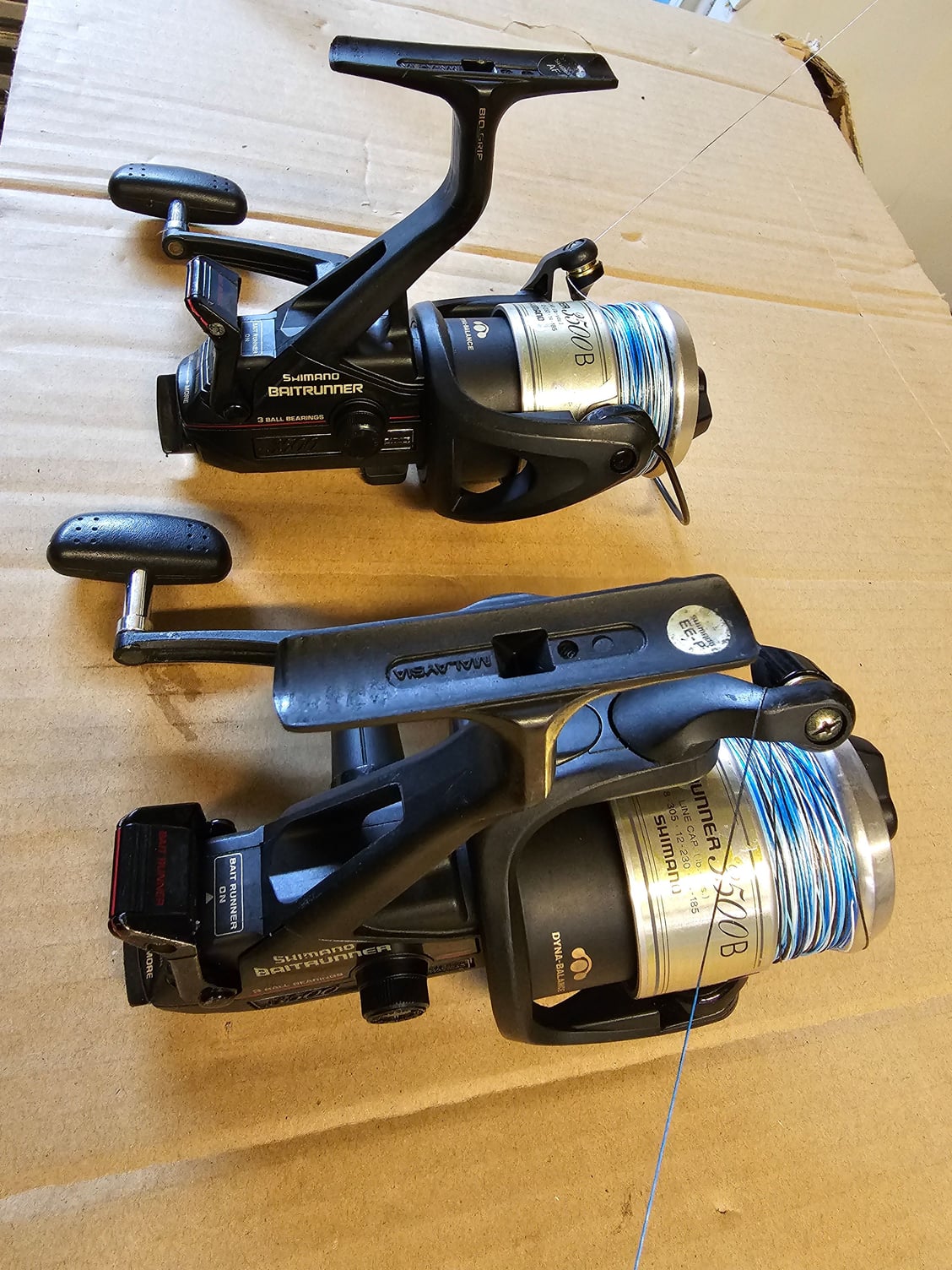 shimano BR 4500 bait runner fishing reel - how to service and replace the  bearings 