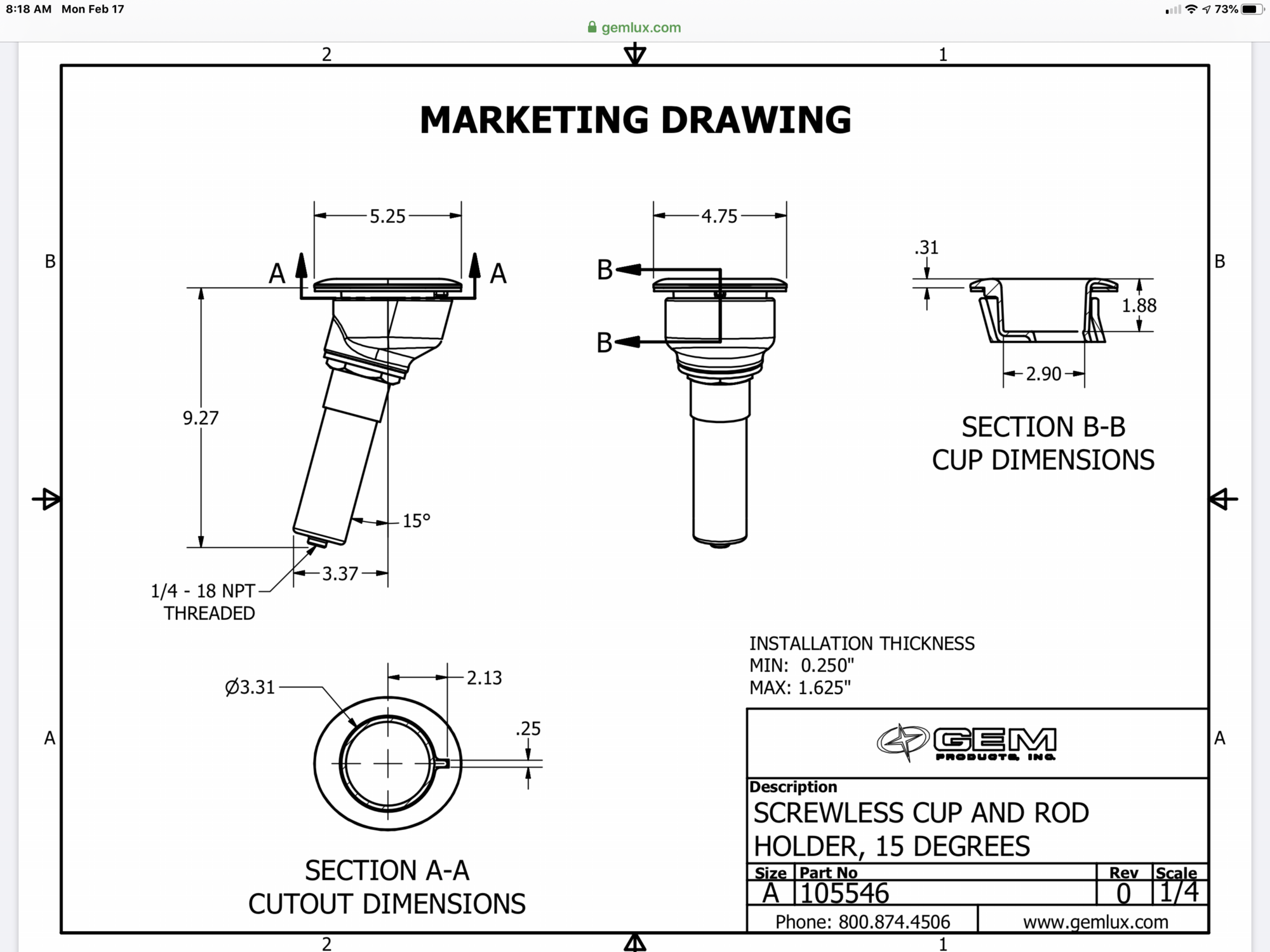 Mate Series Combination Rod & Cup Holders for 2019 Contender 25T