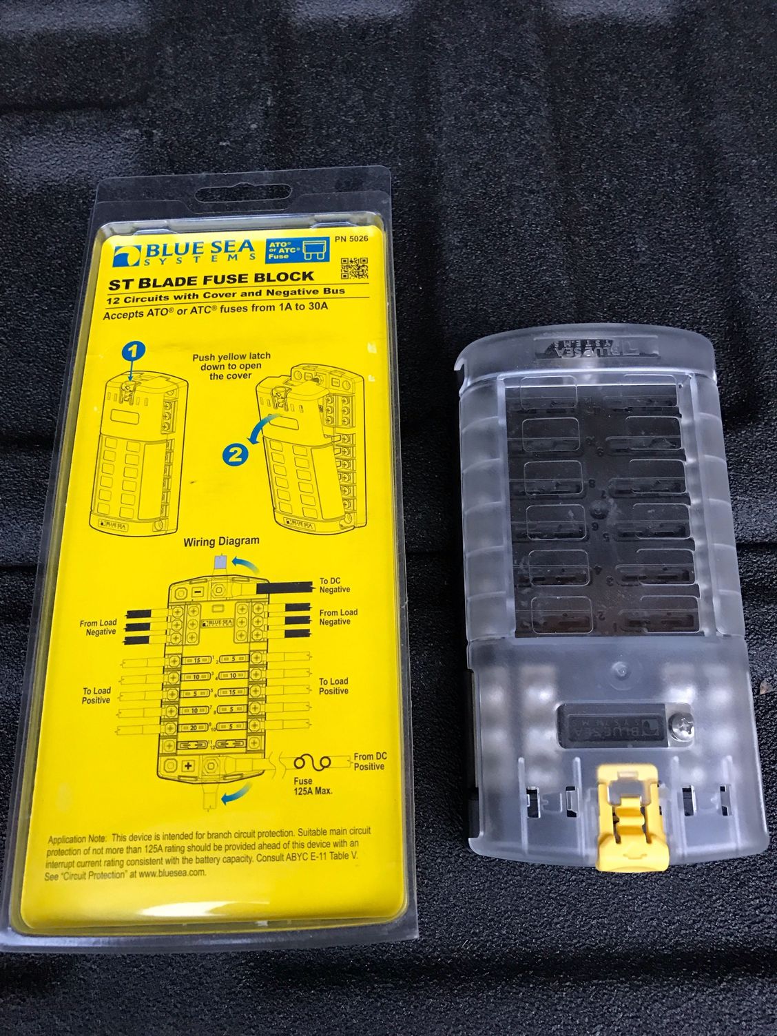 SOLD New Blue Sea 12 circuit fuse distribution block The Hull Truth