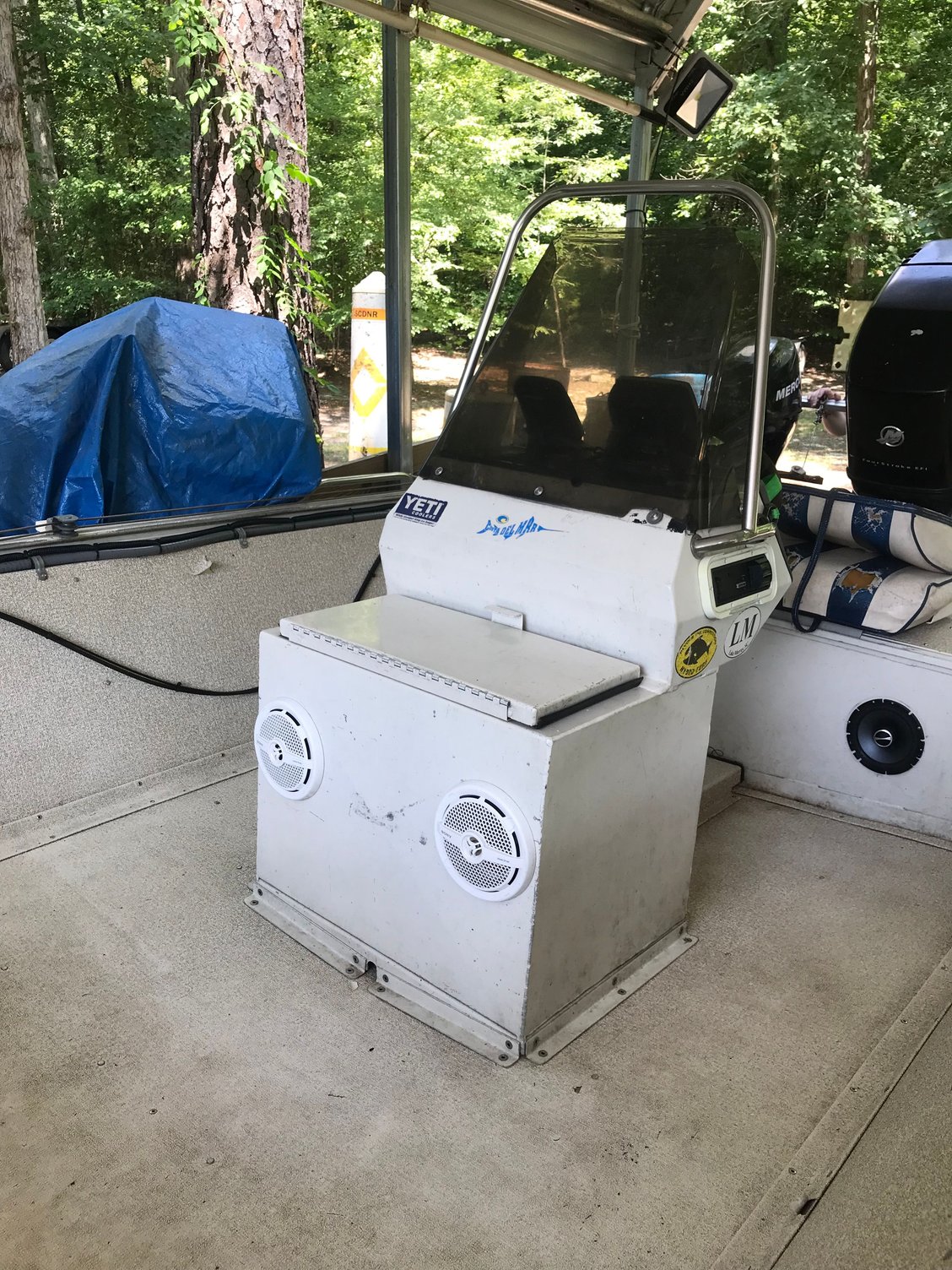 1860 Duracraft Aluminum Center Console Bowfishing Kicker Rig The Hull