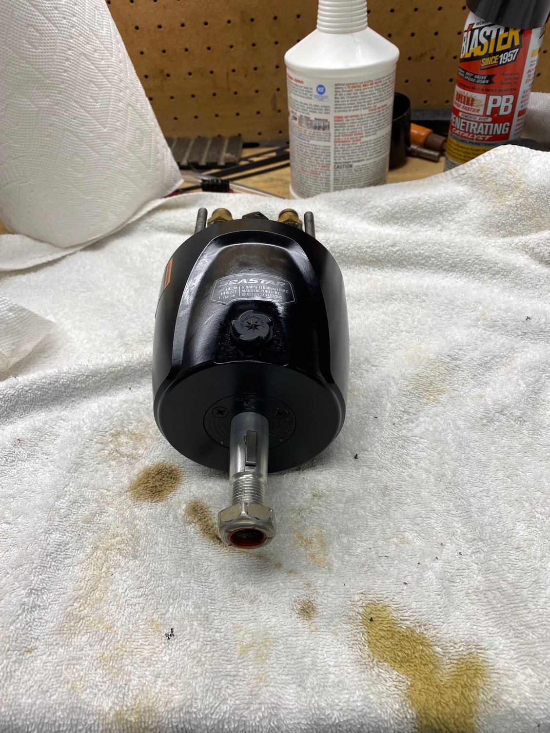 Two SeaStar HC5345 Steering Cylinders One HH5271 1.7 Helm All Clean But