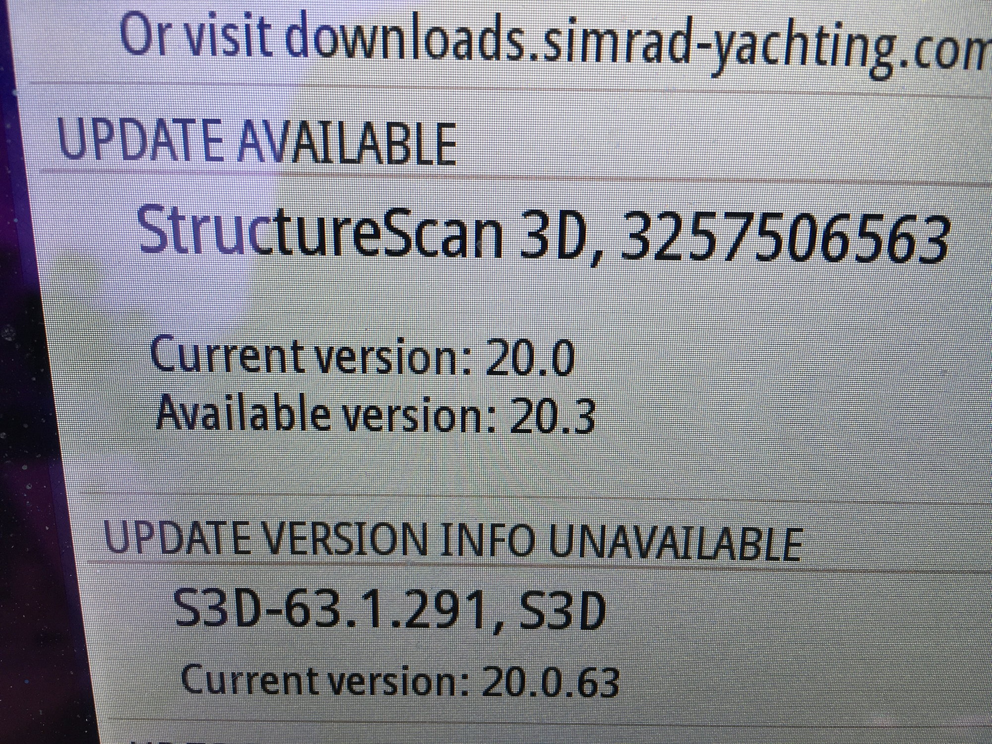 Simrad Structurescan 3D software upgrade - The Hull Truth