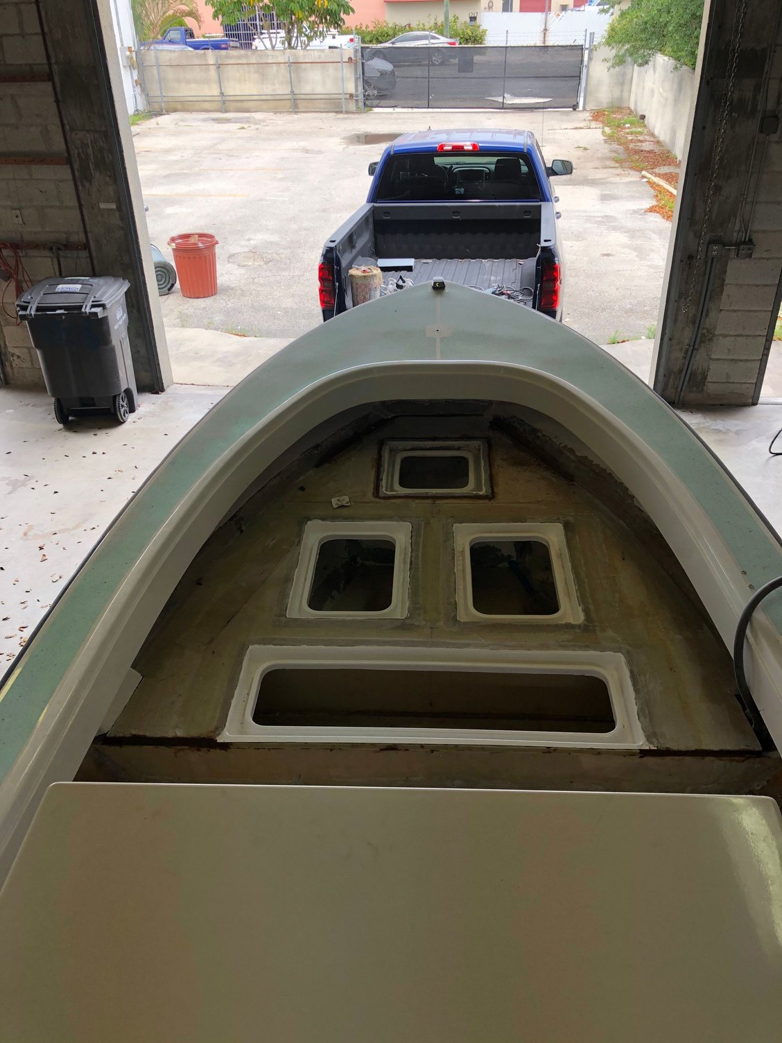 Fiberglass hatch and gutter The Hull Truth Boating and Fishing Forum