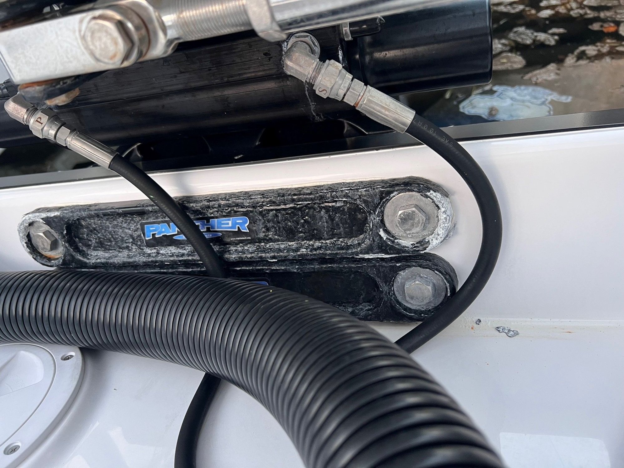 Transom mount motor backing plates The Hull Truth Boating and