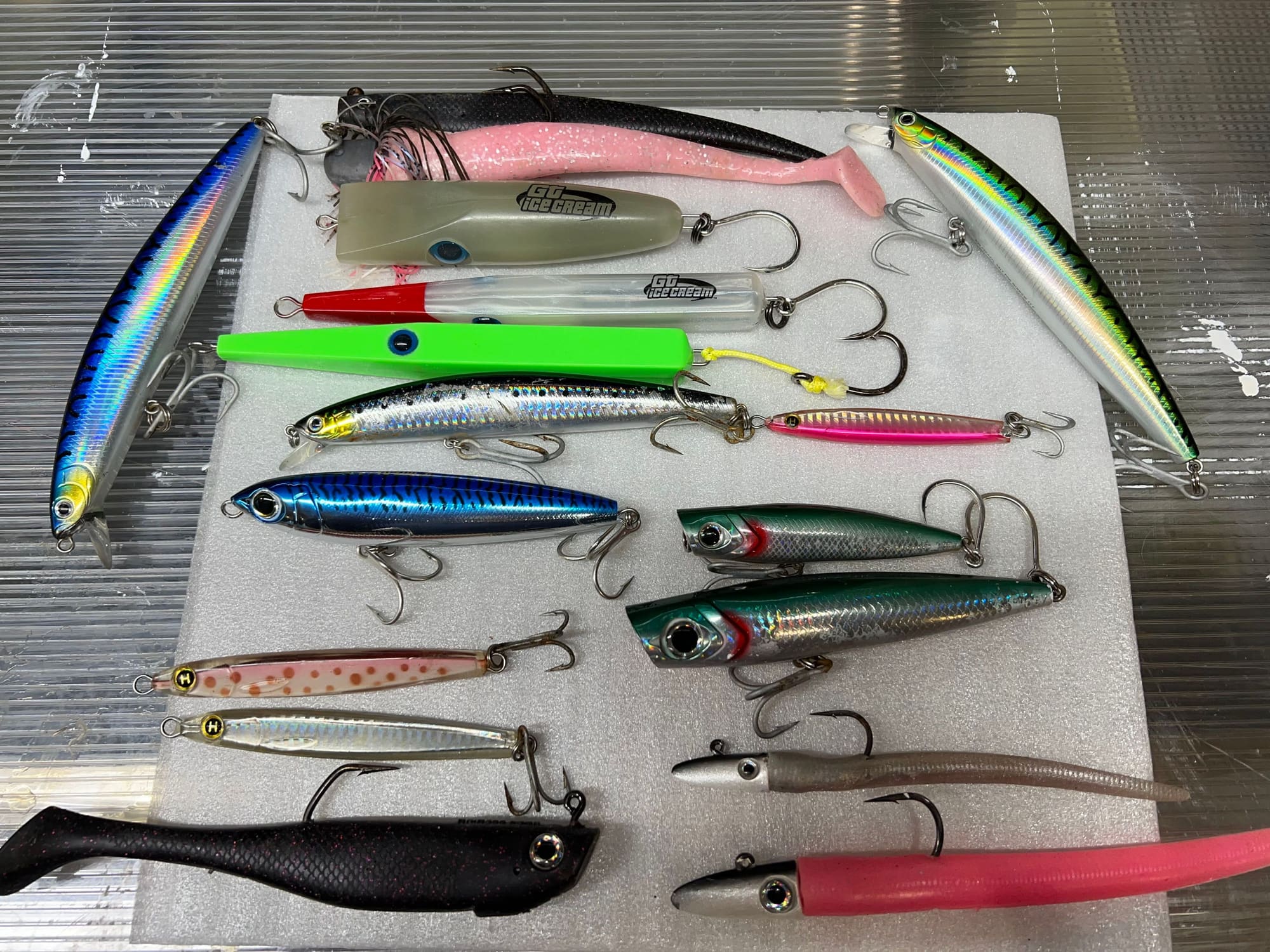 Lure Lot (17 lures) - Stickbaits, GT Ice Cream, Hogy, Yozuri - The Hull  Truth - Boating and Fishing Forum