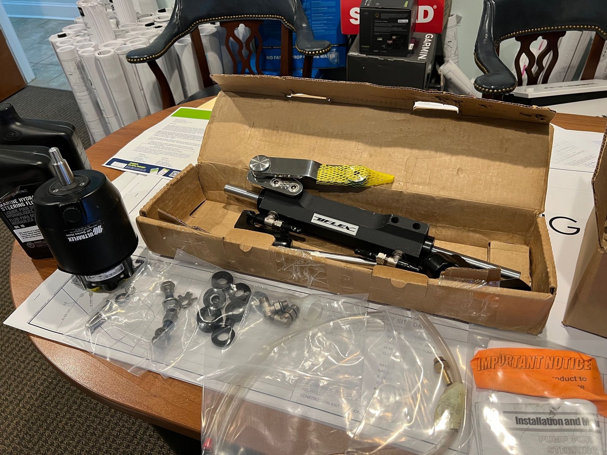 Uflex Helm & Cylinder Steering System The Hull Truth Boating and Fishing Forum