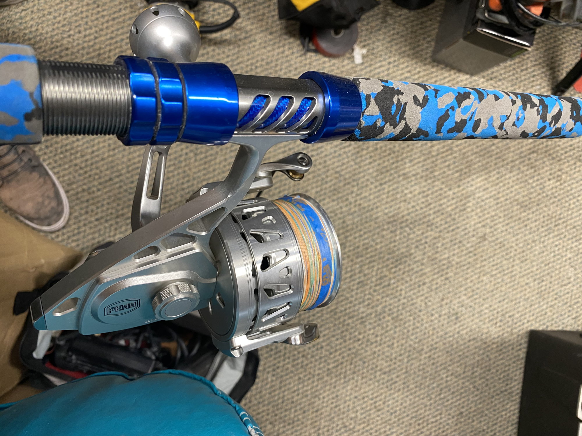 Penn Torque 9500 #TRQII9500S and custom rod - The Hull Truth - Boating and  Fishing Forum
