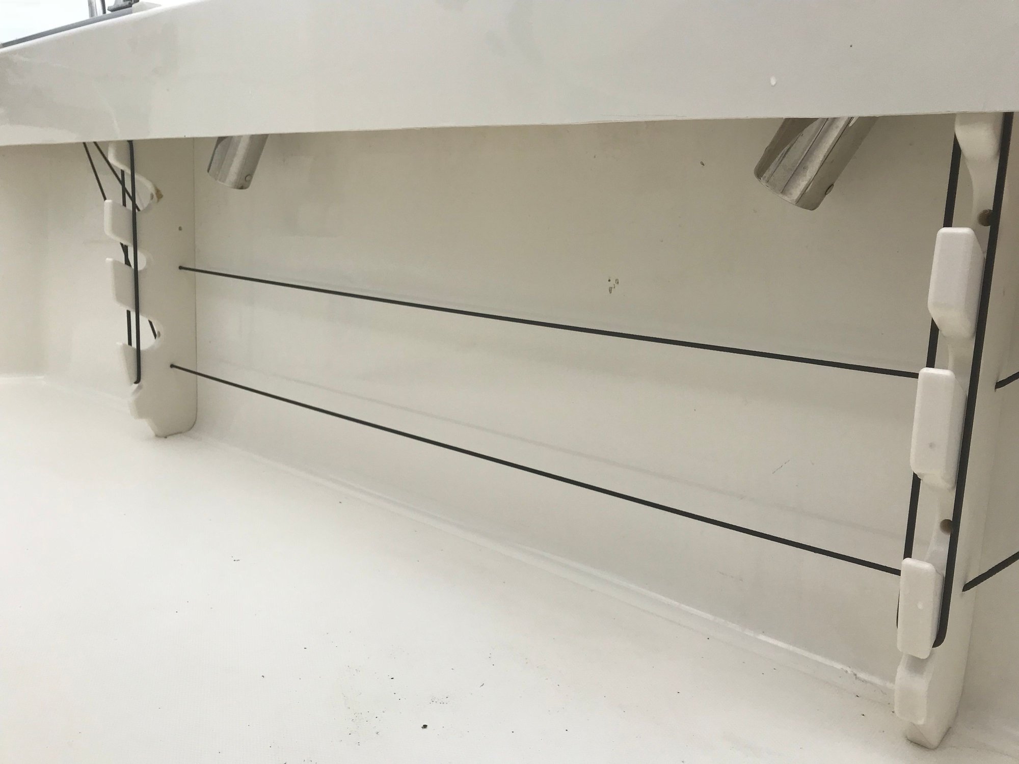 Netting for life jackets under gunnel The Hull Truth Boating and