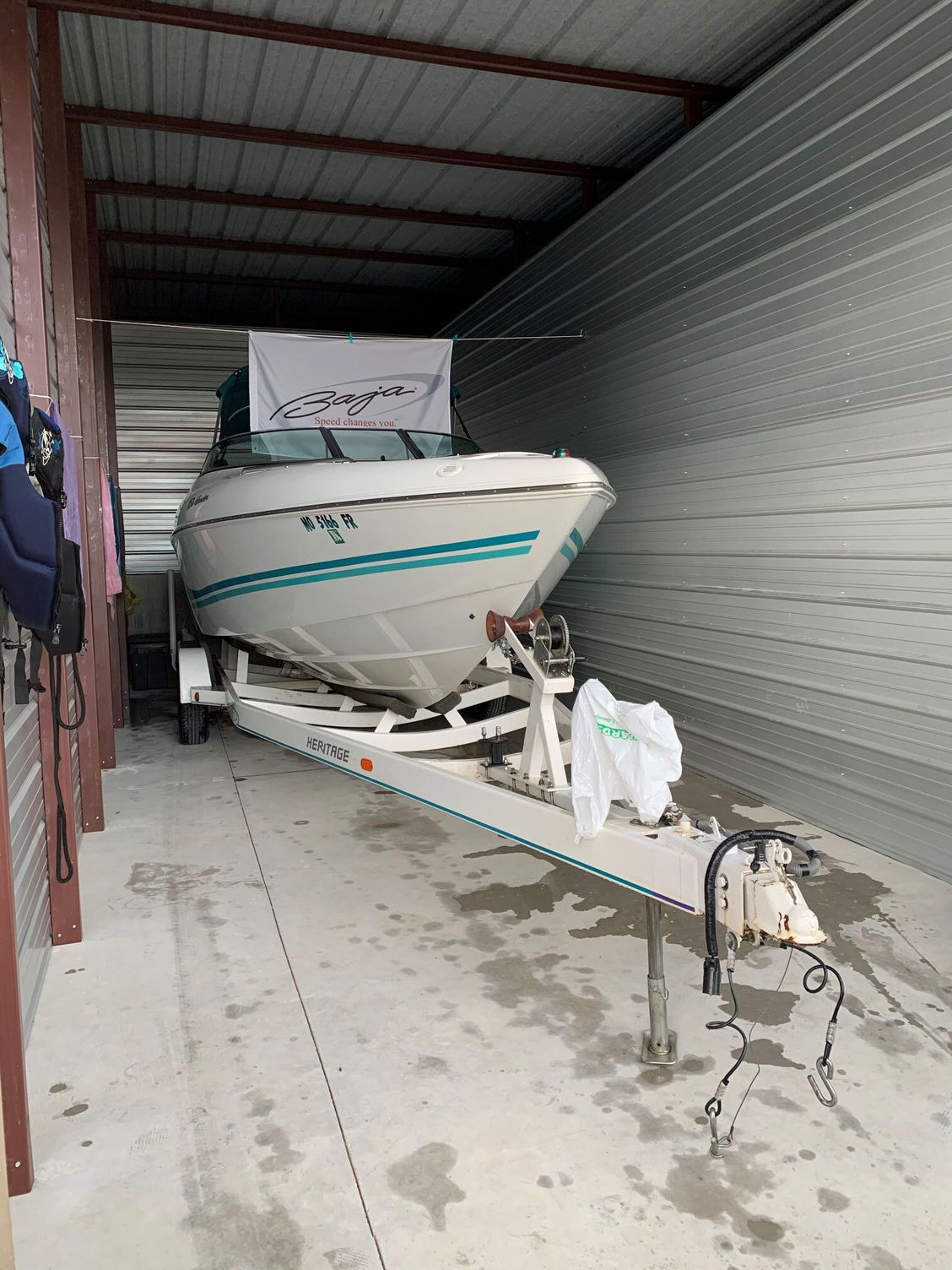 trailer frame mounted ladders for getting into the boat - The Hull Truth -  Boating and Fishing Forum