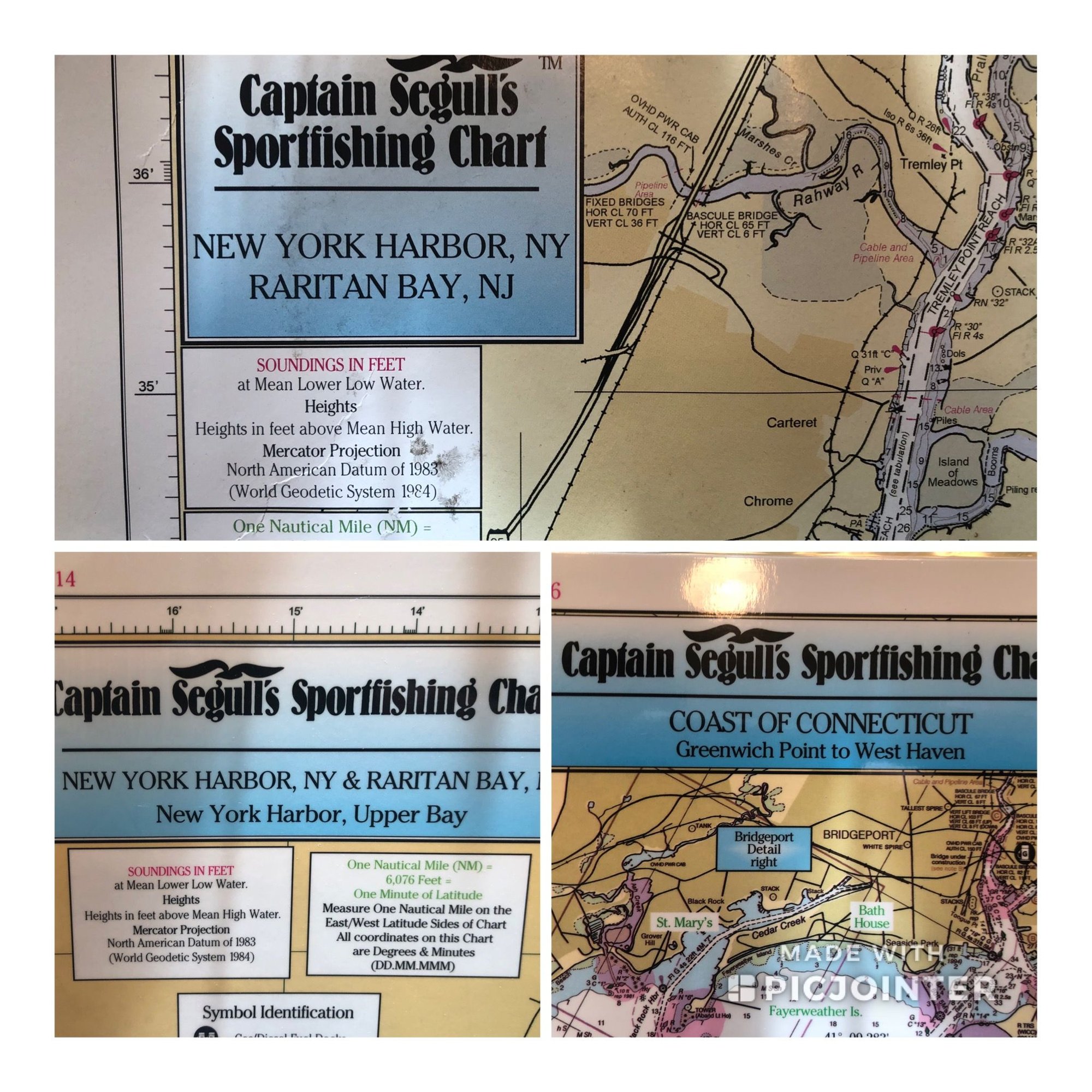 9 Captain Seagull Sportfishing Charts(CT to NJ) The Hull Truth