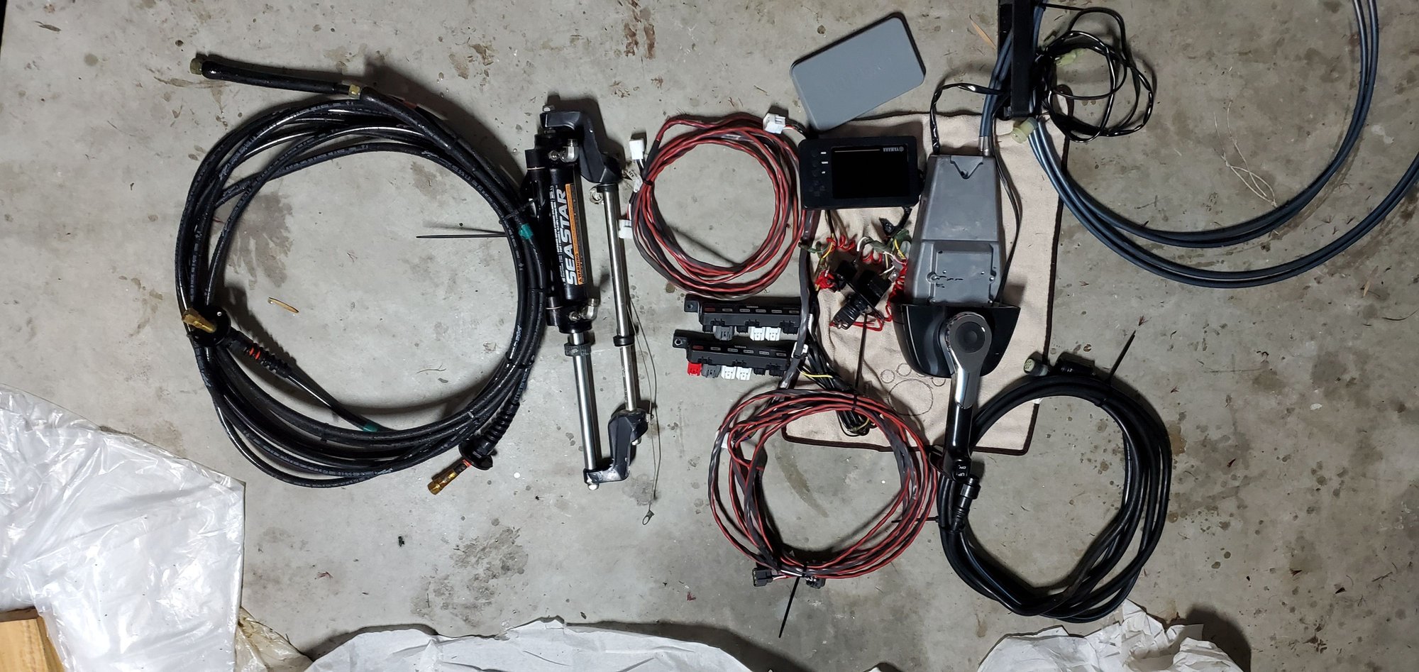 Yamaha Rigging kit, Seastar Steering, 6YC Gauge kit The Hull Truth