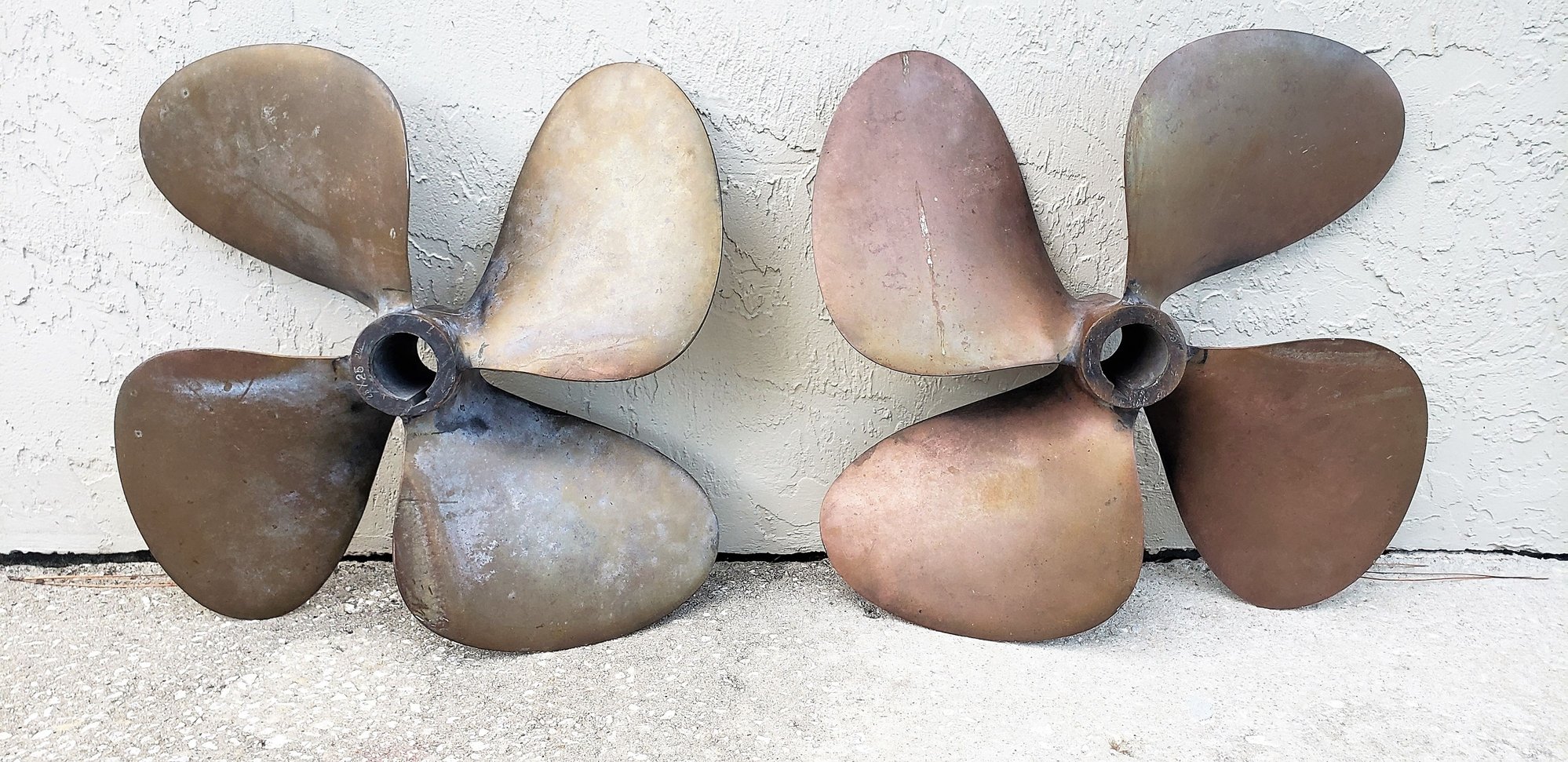 PROPELLERS BRONZE 25" x 25" x 2 1/4" The Hull Truth Boating and Fishing Forum