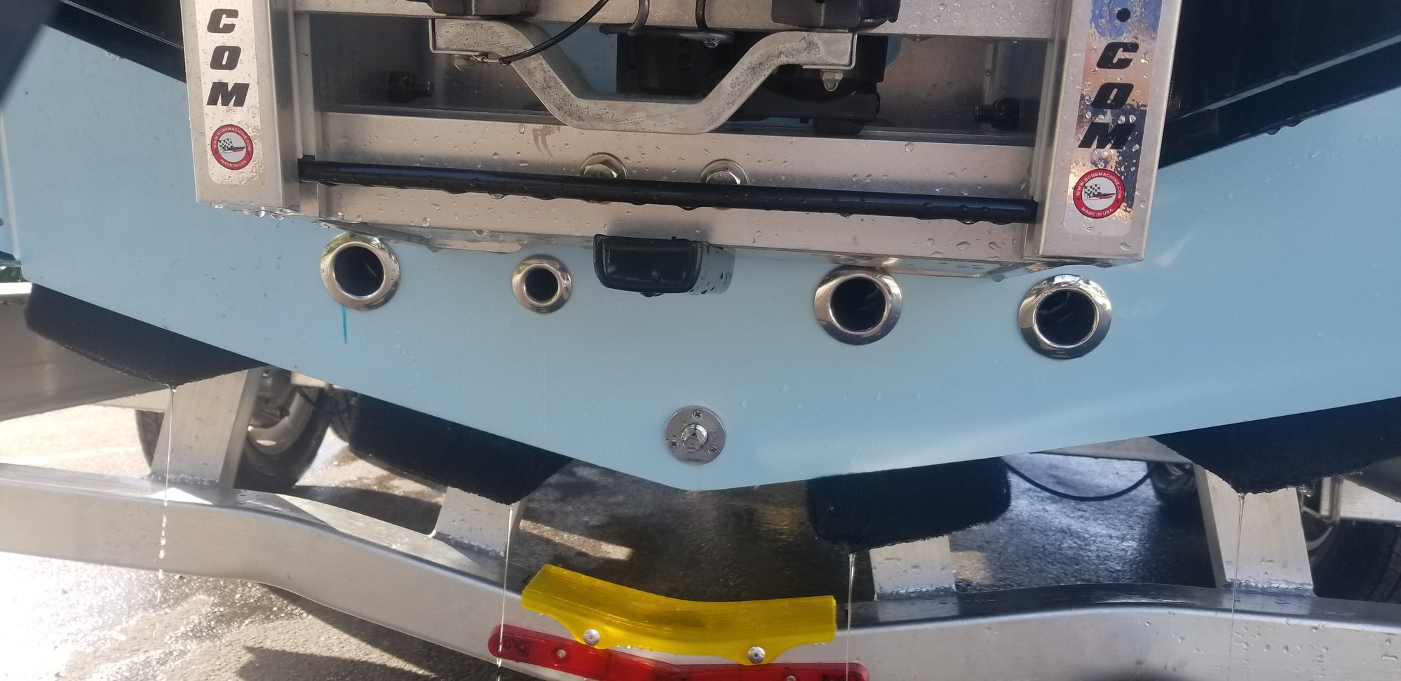 Contender center transom rod holder and extender - The Hull Truth