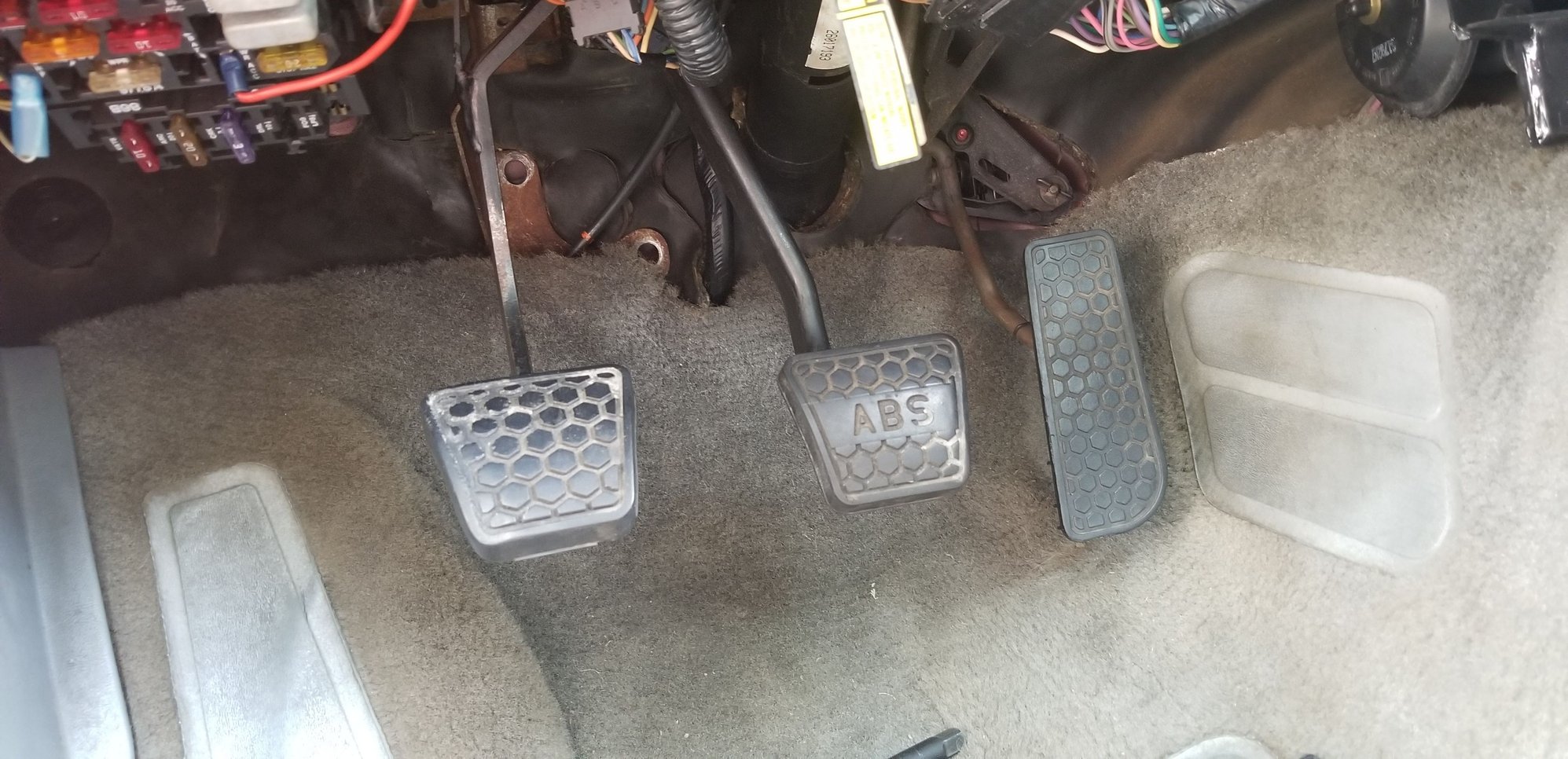 The 4thgen pedals when first installed