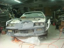 Fenders and bumper cover taken loose.