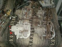 Calipers off the car on the left and the ones on the right off the spare rear.