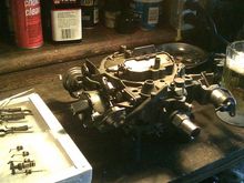 Tuning the old school way...  no computers were harmed during the setup and calibration of this car.