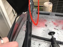 For clearance, you then to scallop the end of the bezel.