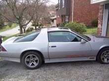 1985 silver iroc-z z28