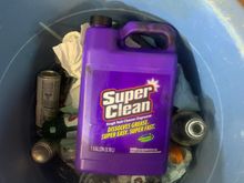 Super strong 10-15 minutes filling runner tubes and rinse, spotless. From autozone