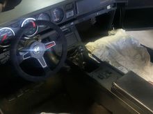 Interior mostly finished