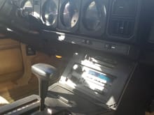 Dash plastics after cleaning and repainting
