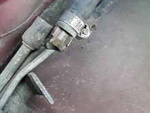 fuel tank vent valve is broken off but I dont think its related. I plugged it and it didnt change anything