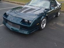 Functional hood louvers on 1992 camaro rs cut and installed
