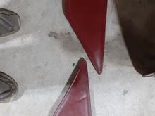 These are custom made map pockets to match the vinyl on the panels.
