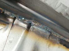 Some pretty welds on the driver side 