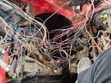 This sure was a fun job sifting through the spahgetti of a wiring harness that was left.