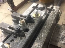 Bought some new 4 link brackets, they were laser cut,  but the holes were sloppy, so I made my own!!!