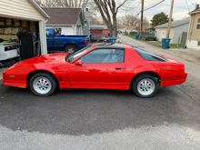Picture of actual wheels on car