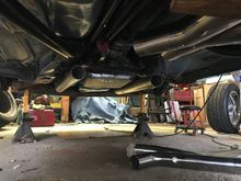 I have mandrel bent 2.5 down pipes from ram air exhaust that was ported. 