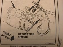 It breaks out of the starter wire harness