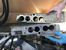 Stock vs. stock but ported plenum.