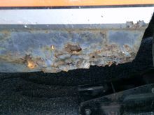 worst rust on entire car.