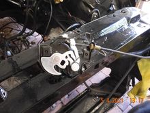 Connected up new hood latch